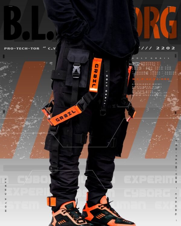 B.L.P-04.V2 BLACK / RED / YELLOW / ORANGE / NEON GREEN - Image 3