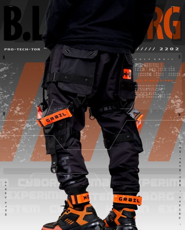 B.L.P-04.V2 BLACK / RED / YELLOW / ORANGE / NEON GREEN - Image 7