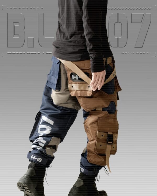 B.L.P-07 NAVY / GREY / BROWN - Image 25