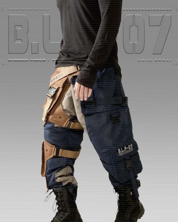 B.L.P-07 NAVY / GREY / BROWN - Image 30