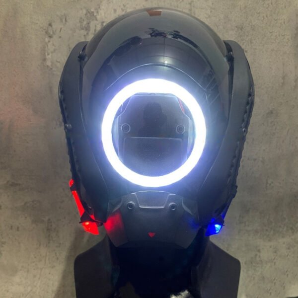 TECHWEAR CYBERPUNK LED HELMET - Image 4