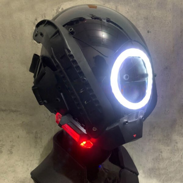 TECHWEAR CYBERPUNK LED HELMET - Image 2